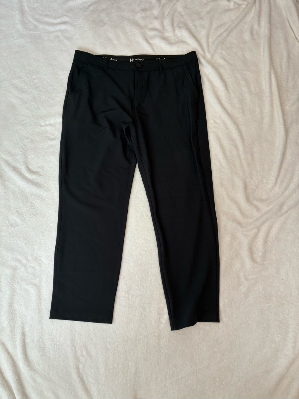 Hurley Men's Black Dress Pants - Tailored Comfort